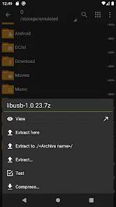 ZArchiver Screenshot No.2